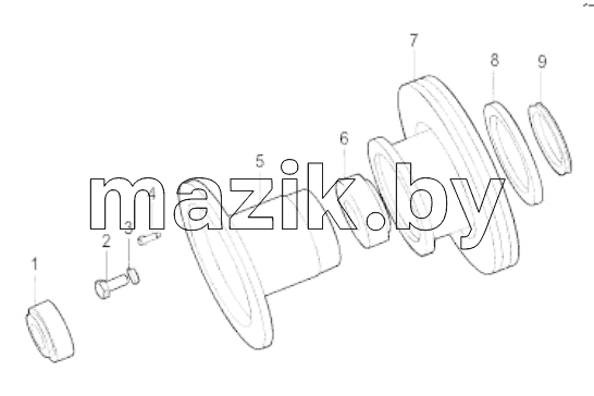 WHEEL HUB AND BRAKE DISC ASSEMBLY