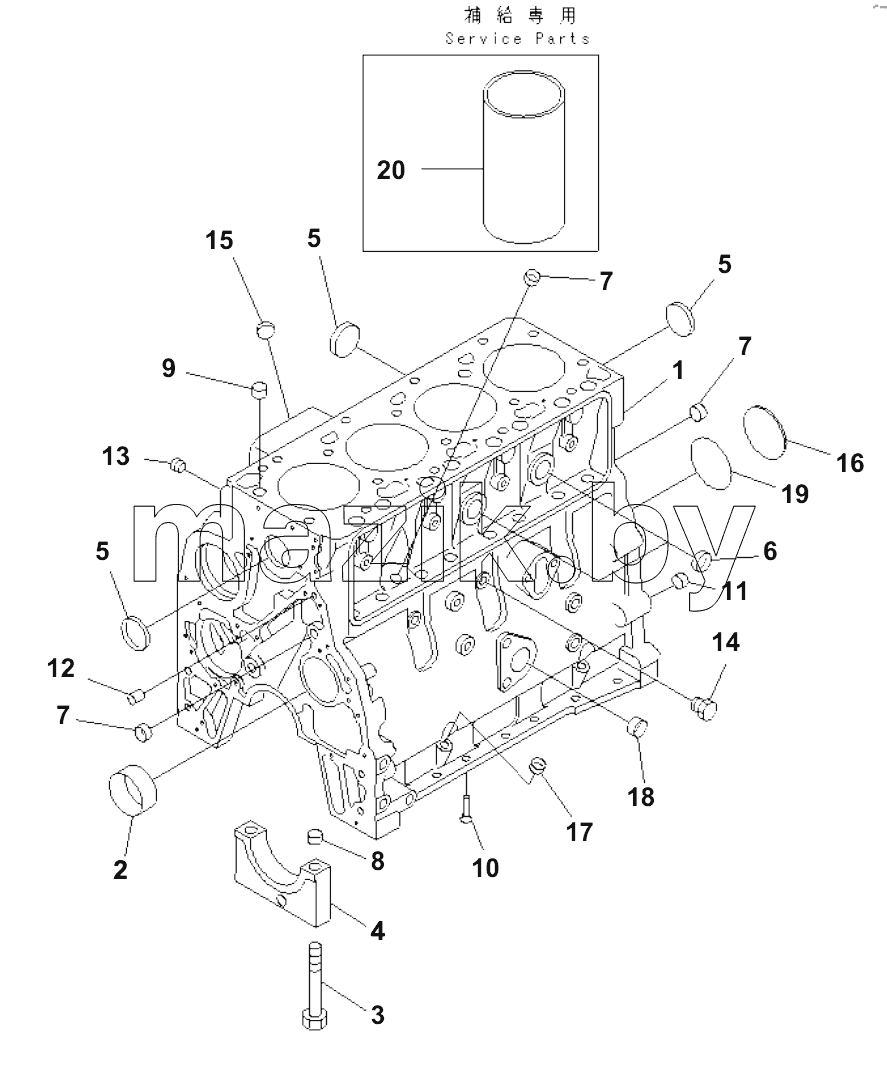  CYLINDER BLOCK