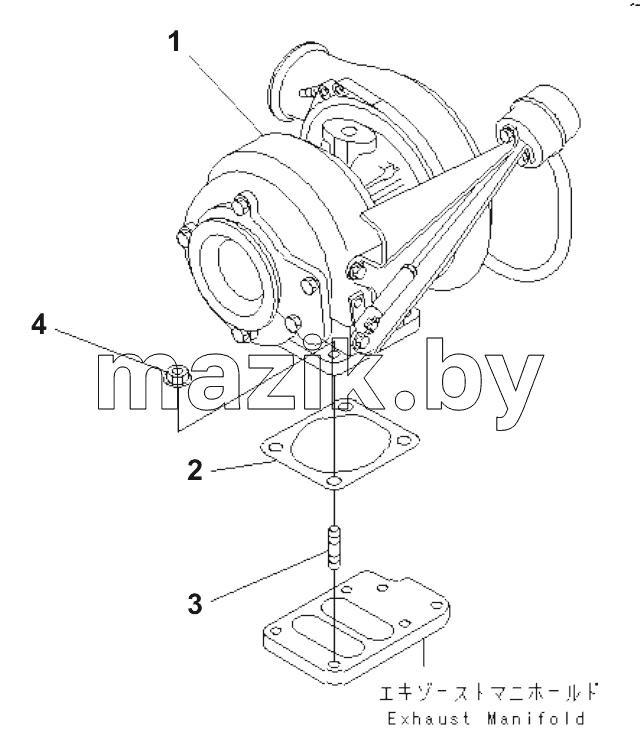  TURBOCHARGER MOUNTING (#21271444-)