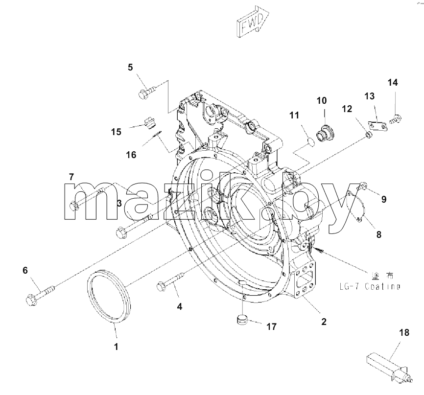  FLYWHEEL HOUSING