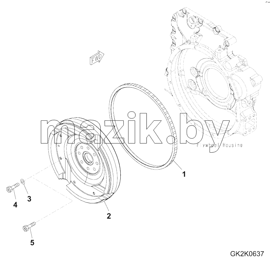  FLYWHEEL AND MOUNTING