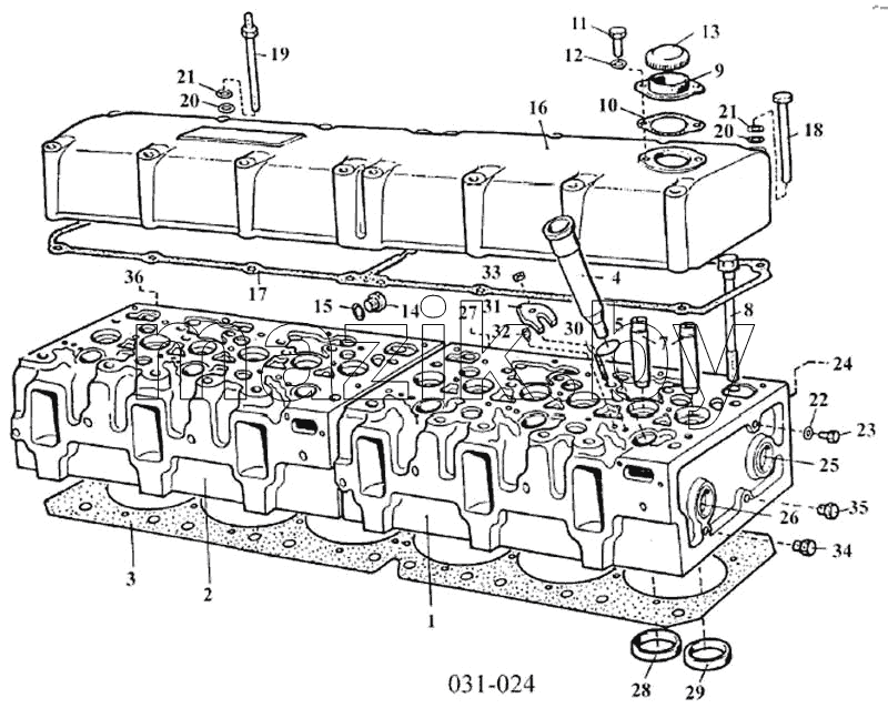 Головка цилиндров двигателя D10TSLL-160E2