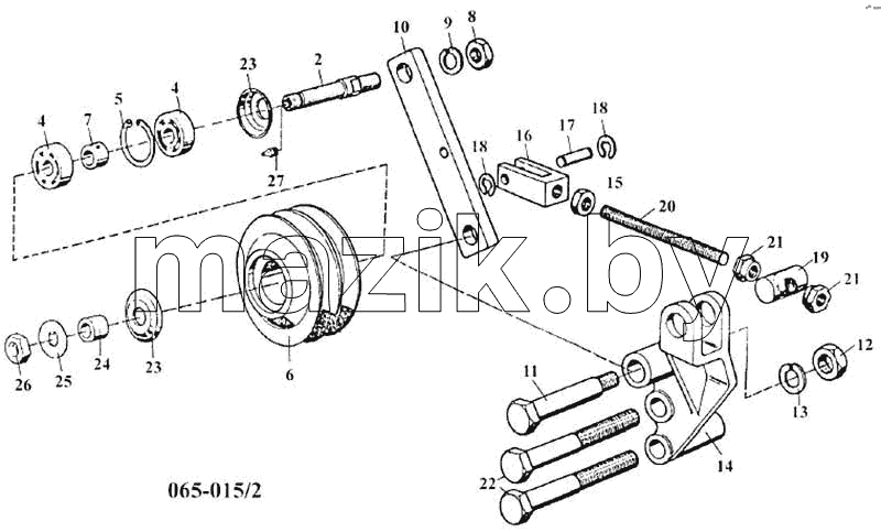 Натяжное устройство двигателя D10TSLL-160E2