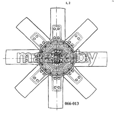 Муфта вентилятора двигателя D10TSLL-160E2