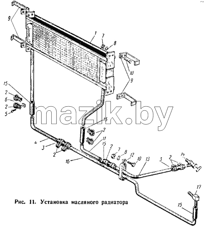 Установка масляного радиатора