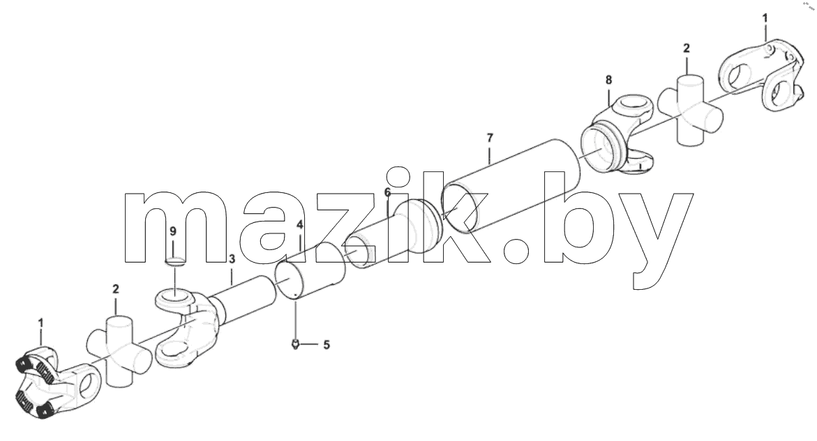  Rear drive shaft