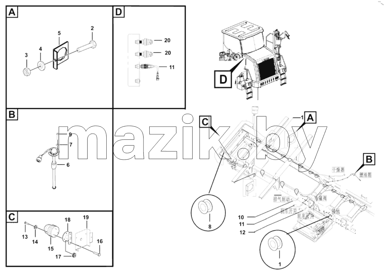  Chassis electrical module assembly