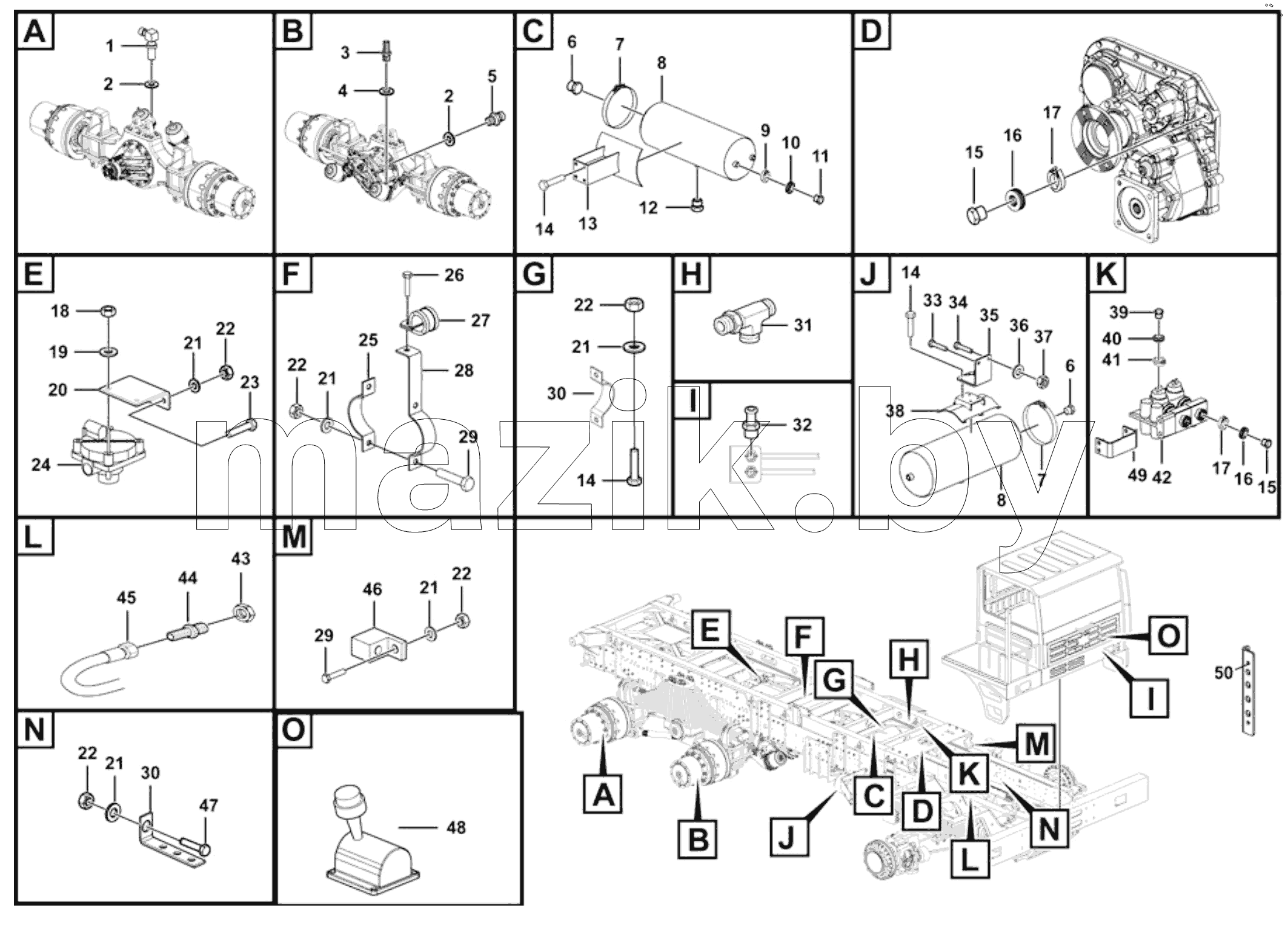  Parking brake assy