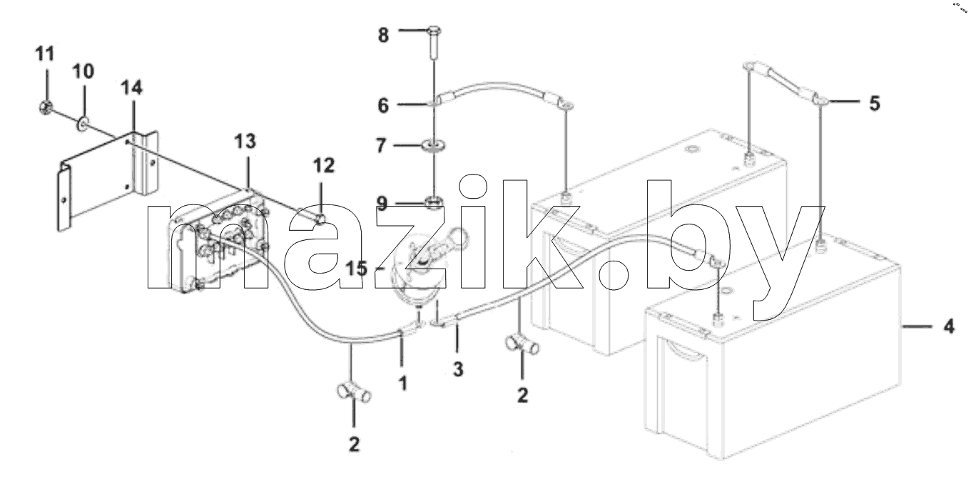 Battery box electrical module assy