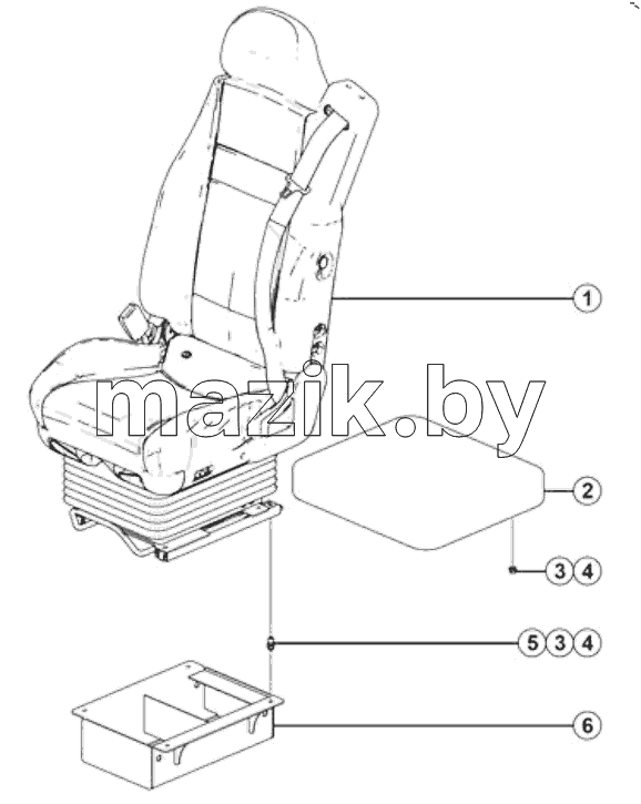  Seat installation assy