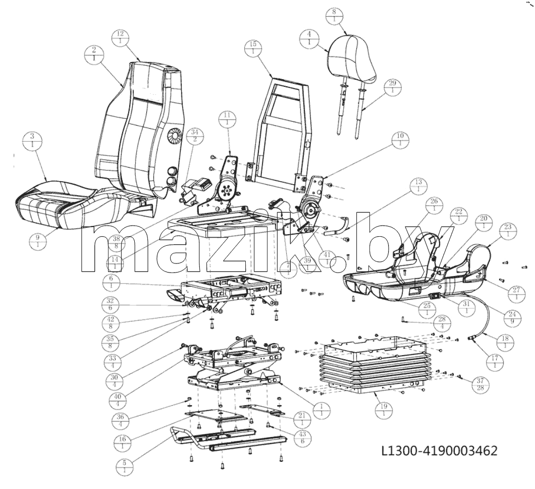  Seat assy