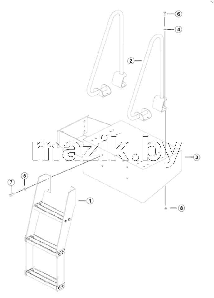  Lh ladder assy
