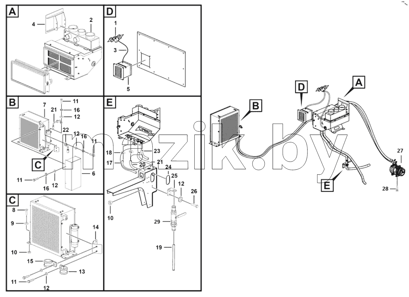  Air conditioner assy