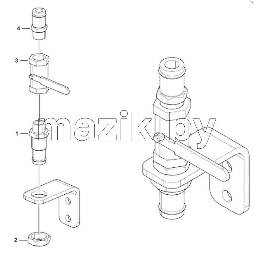  Water valve assy