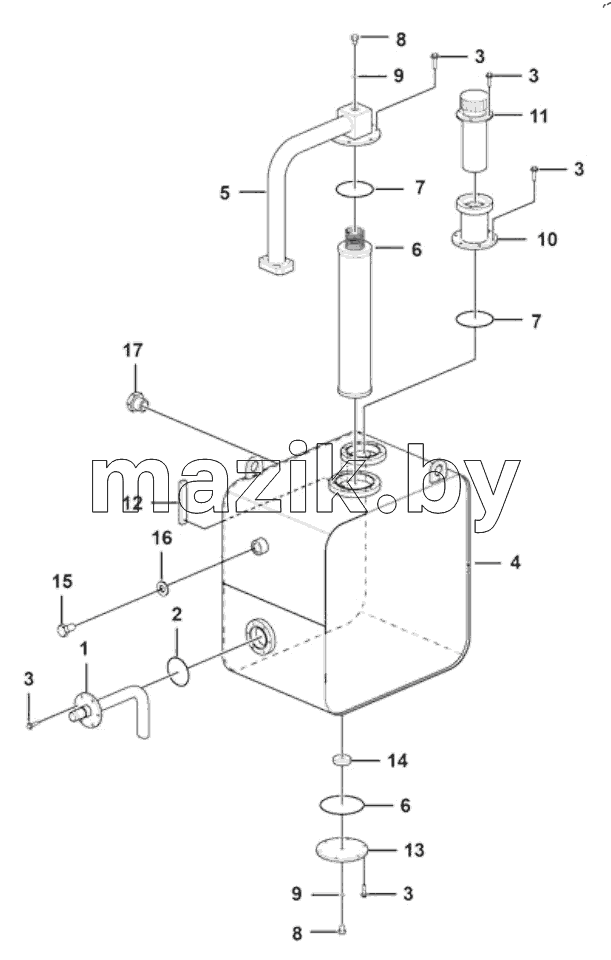  Hydraulic oil tank assy