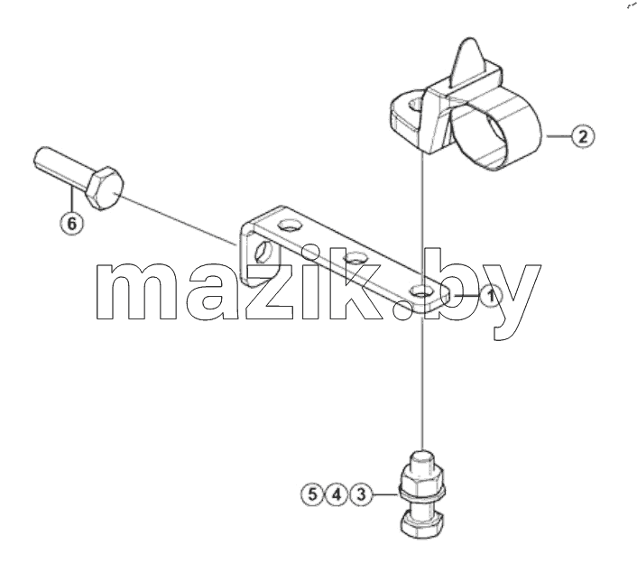  Harness fixing point assy m10x35