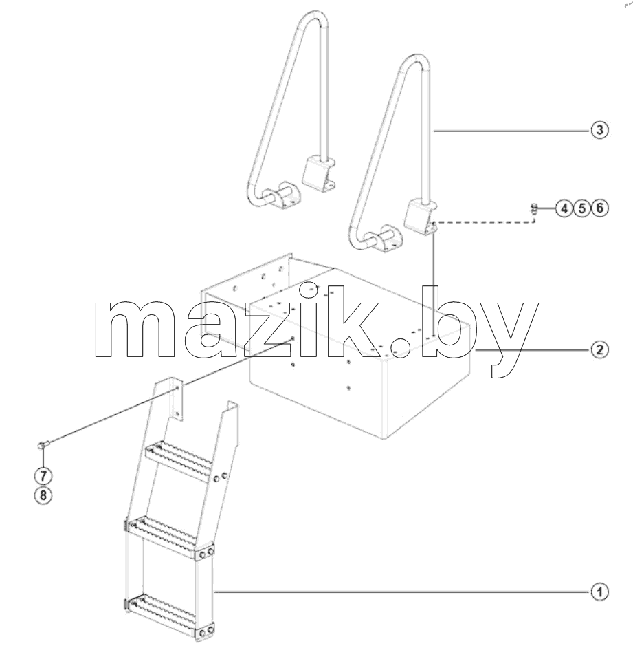  Left ladder assy