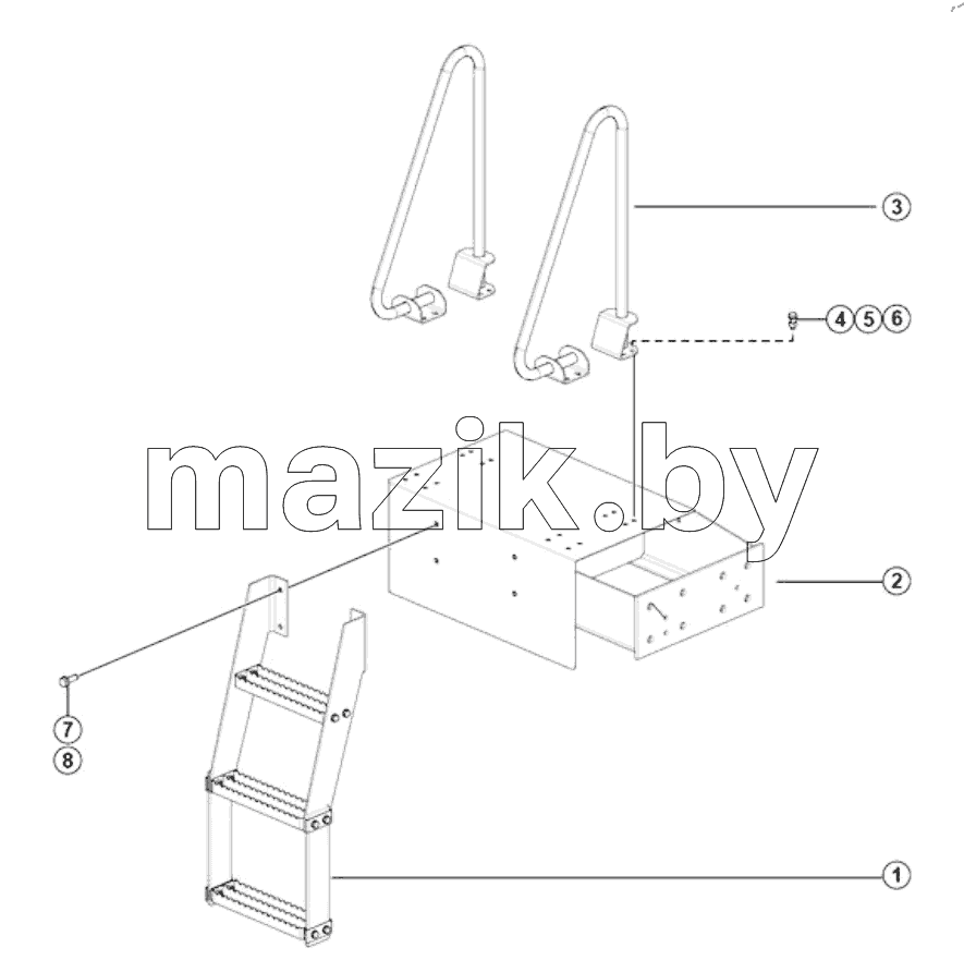  Right ladder assy