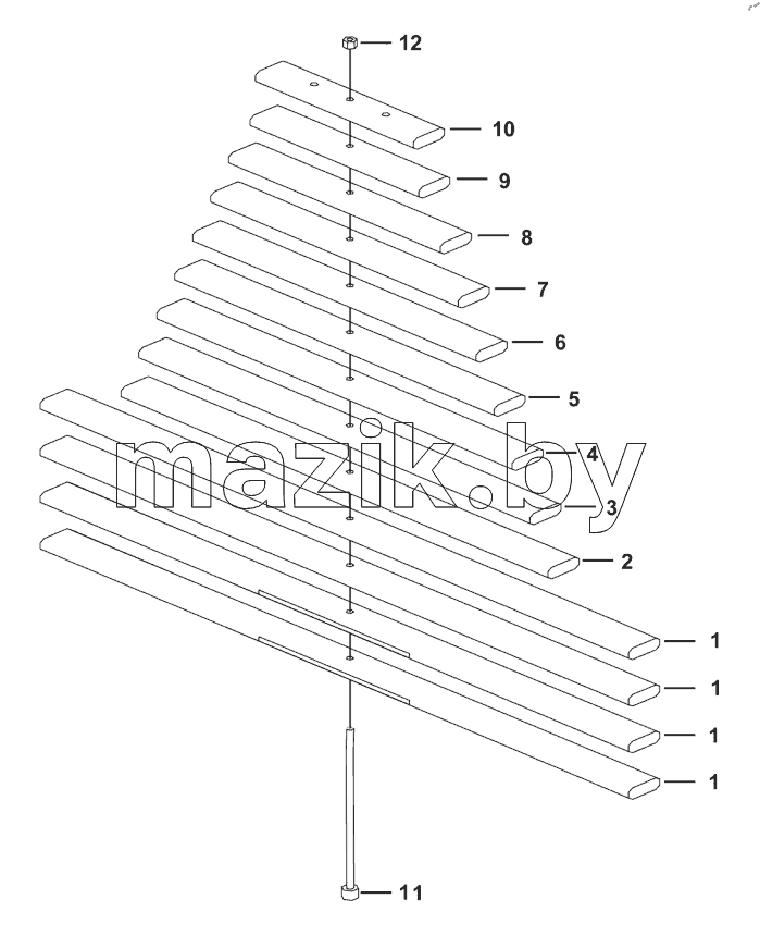  Rear leaf spring assy