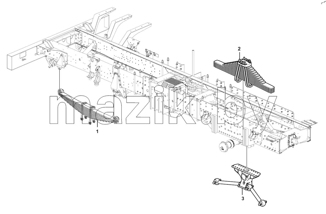  Suspension system assy
