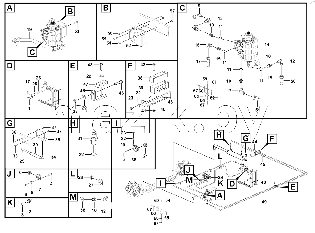  Steering assy