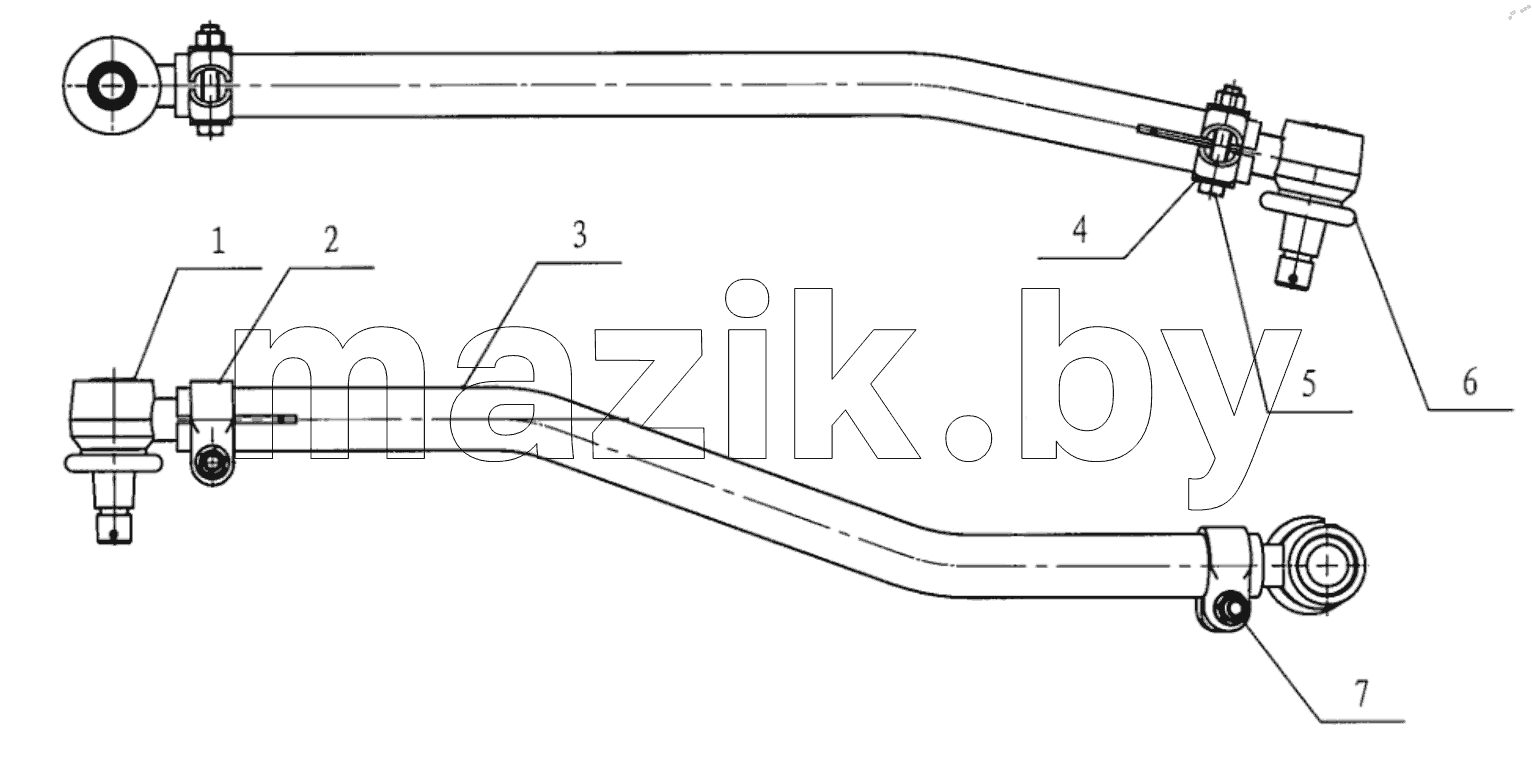  Pull rod assy