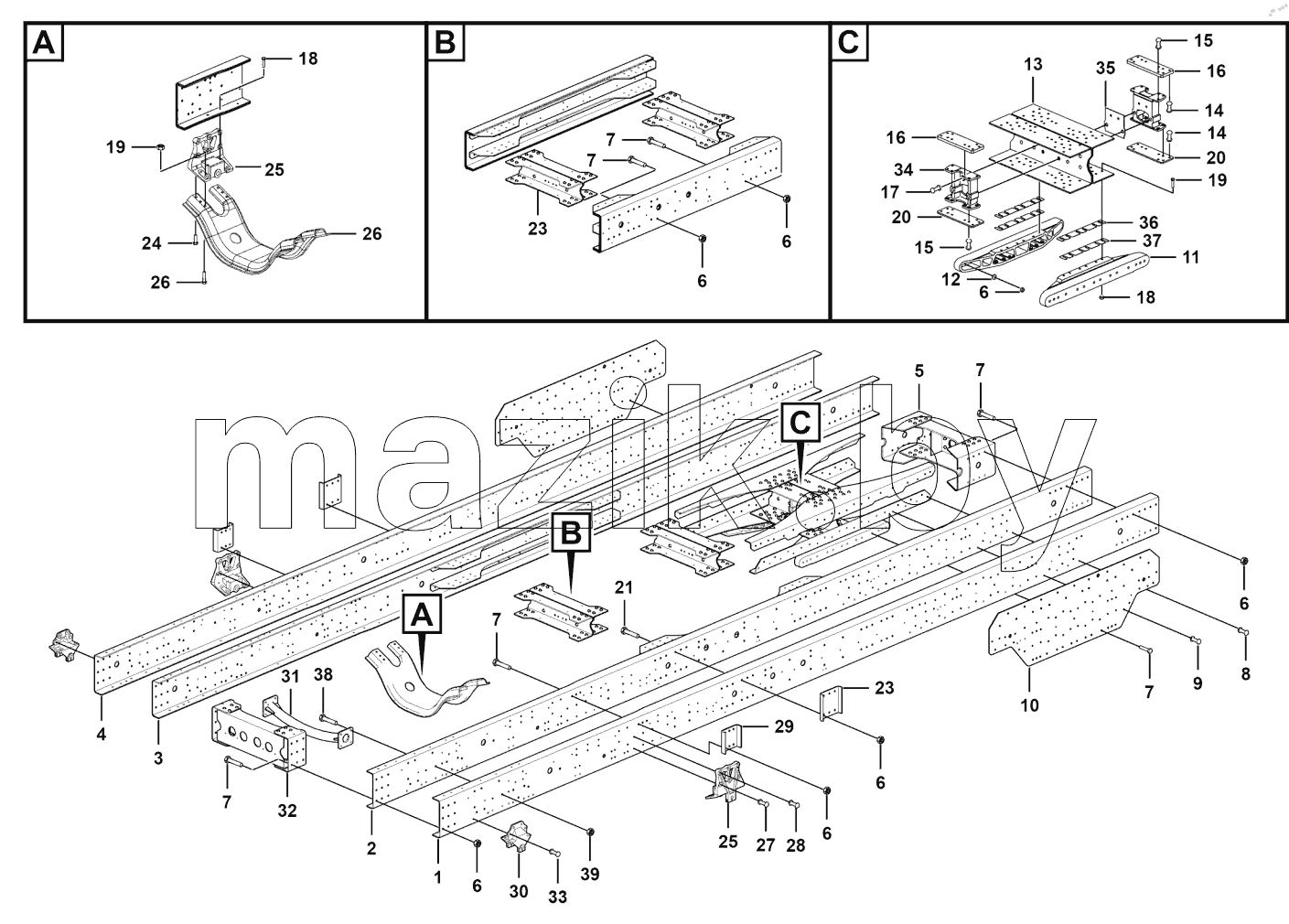  Frame assy