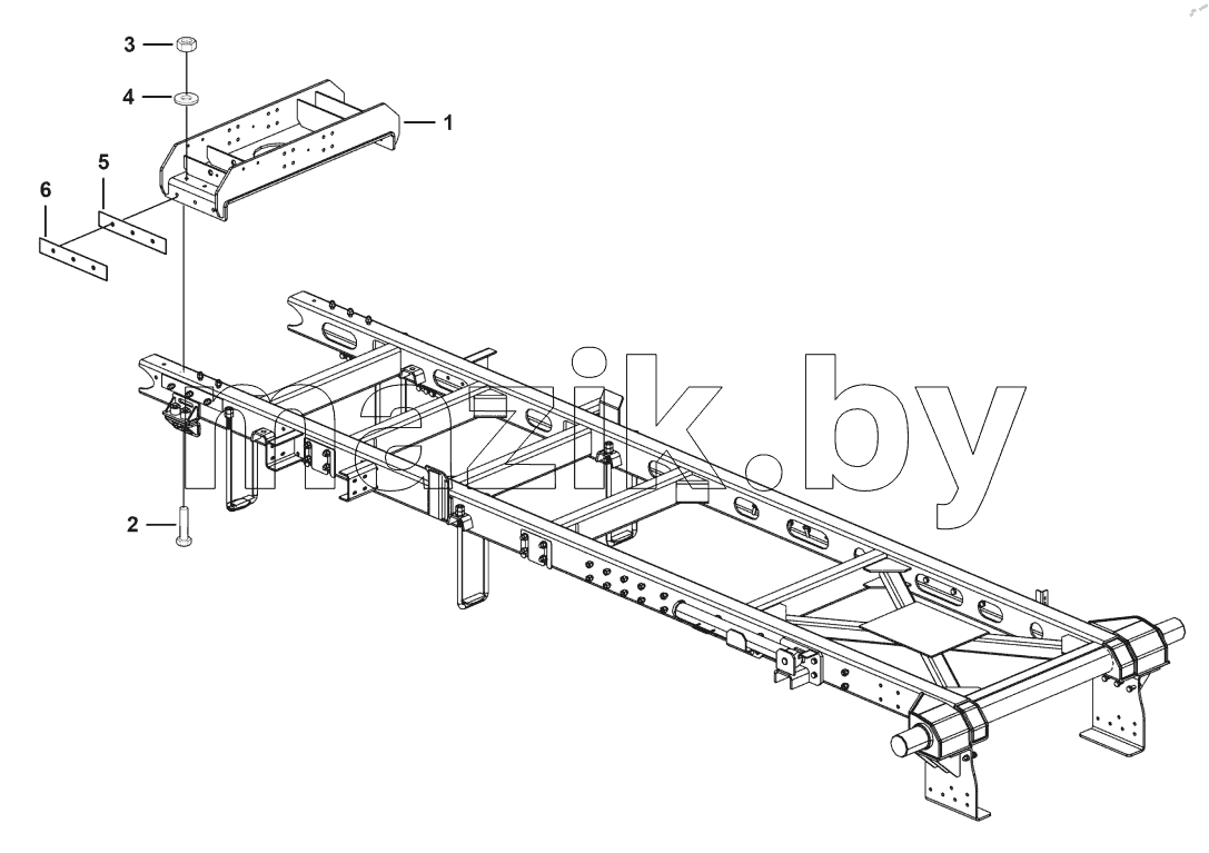  Lift cylinder seat mounting assy