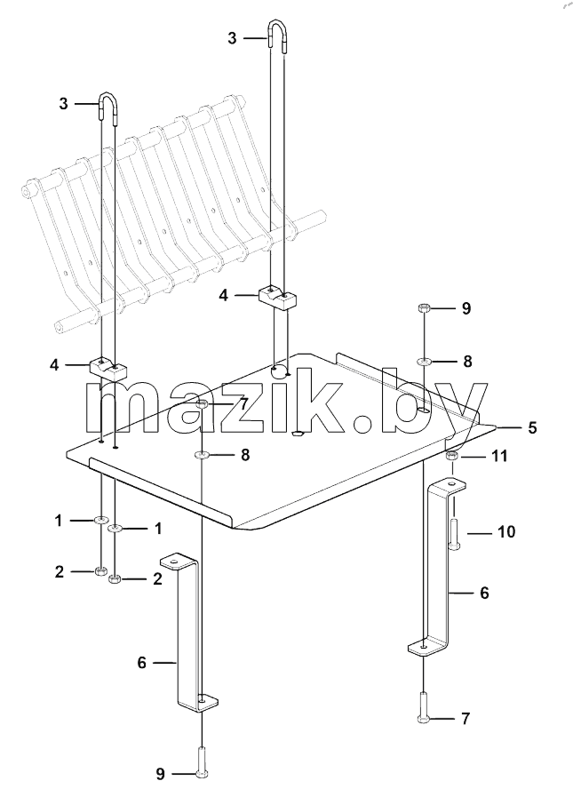  Fan guide assy