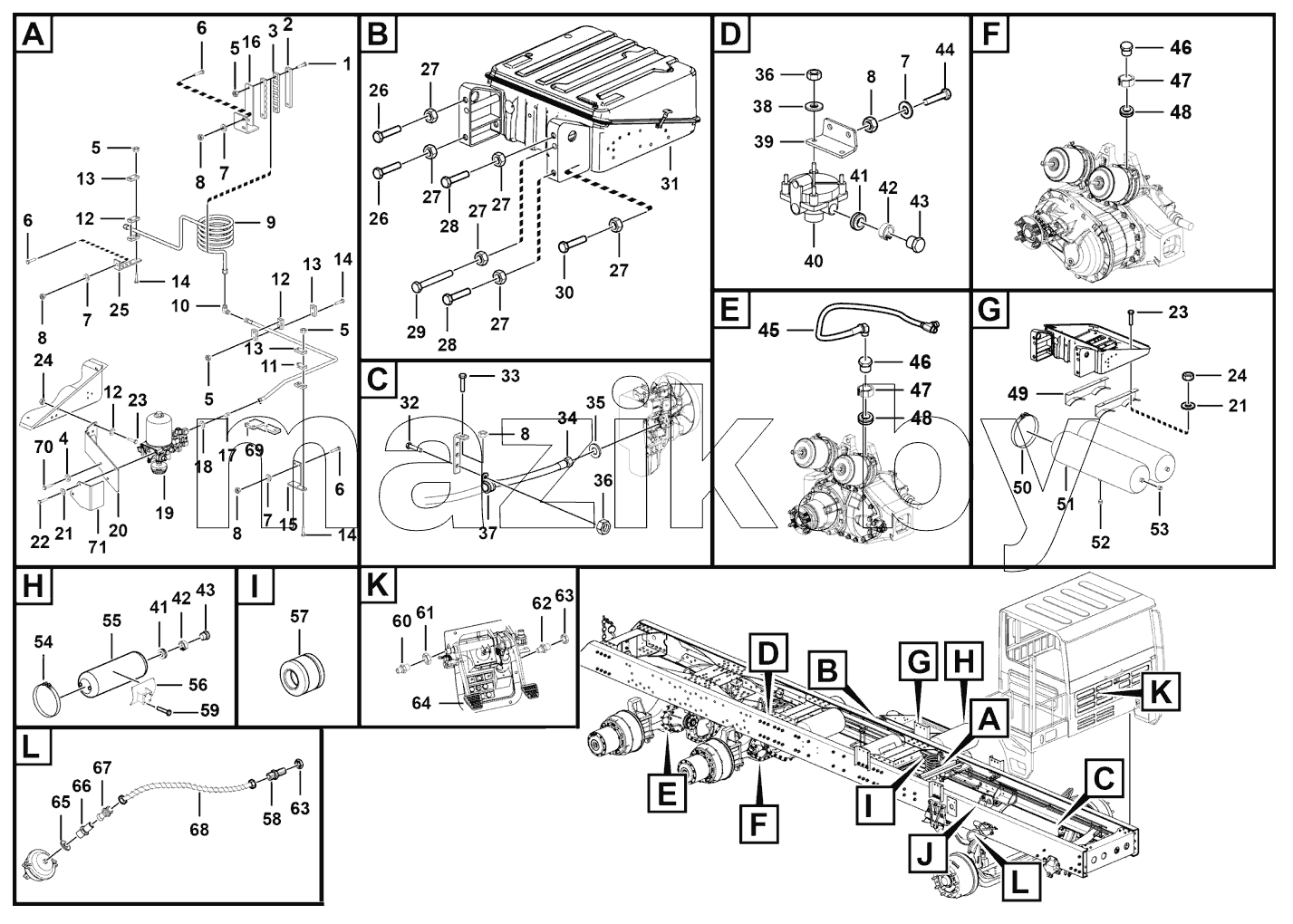  Driving brake assy