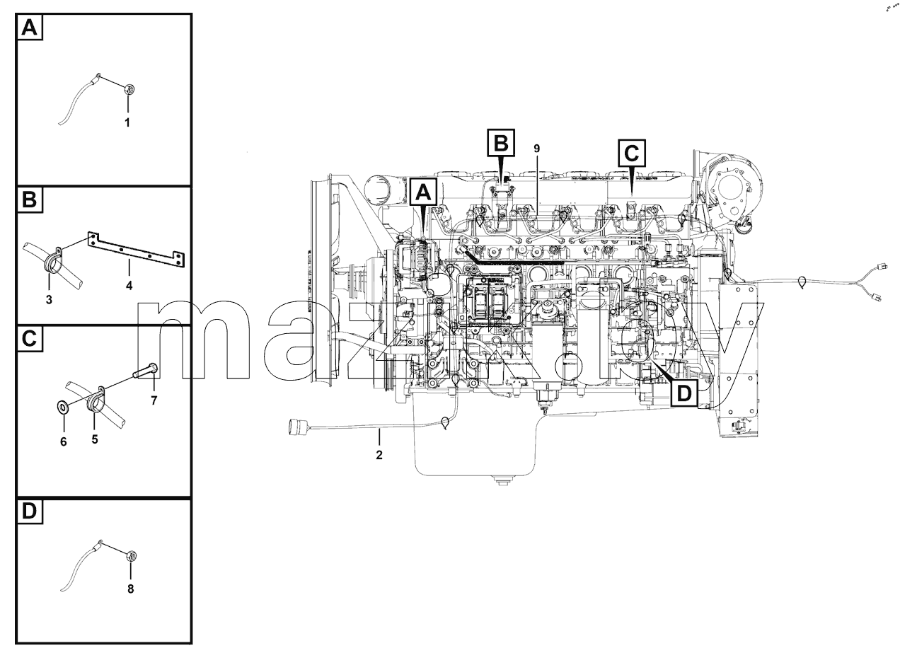  Engine electric system assy