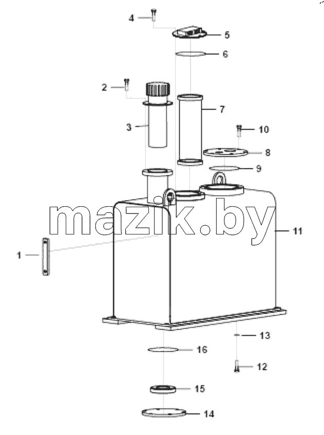  Hydraulic oil tank assy