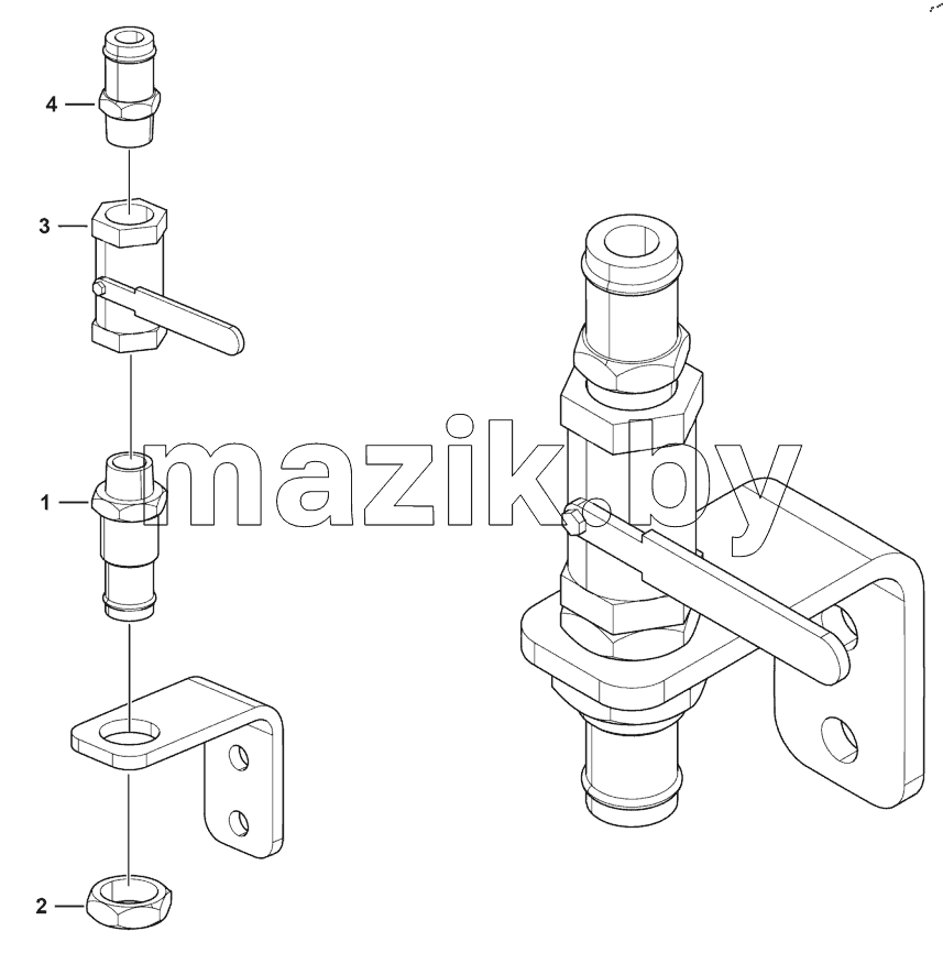  Water valve assy