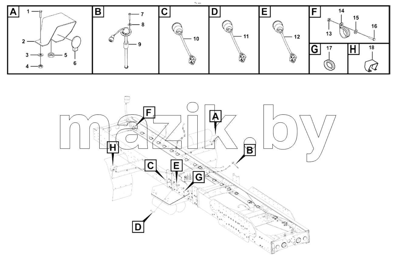  Frame central electrical module