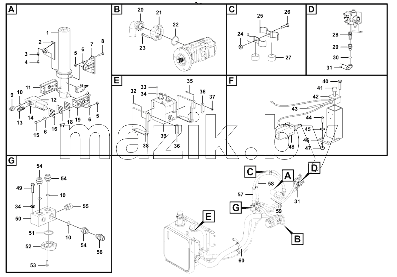  Hydraulic lifting system