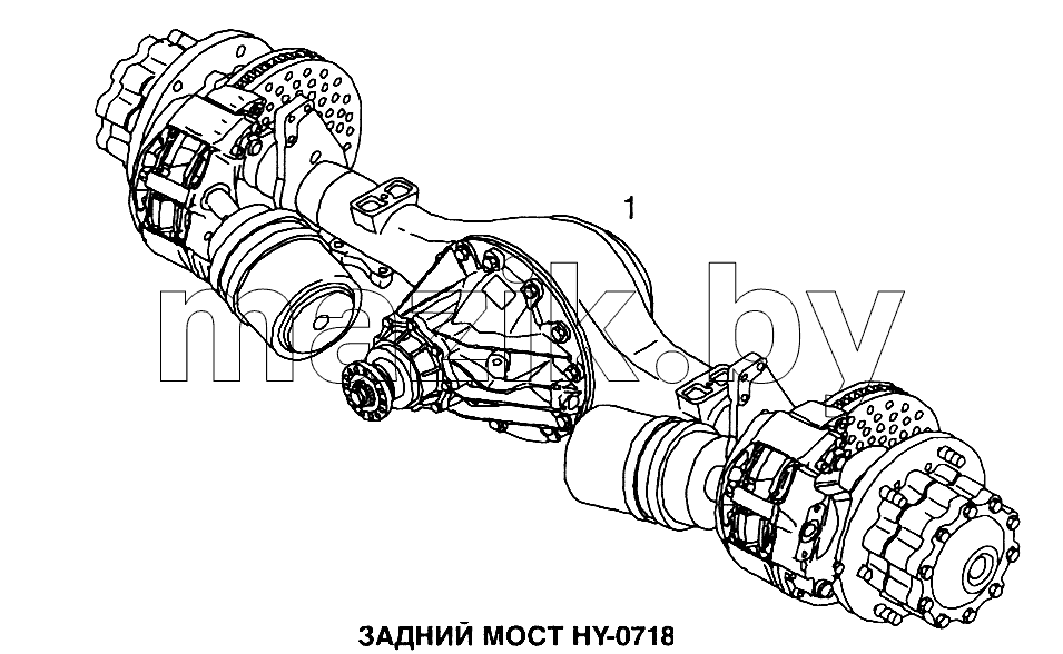 Задний мост HY-0718
