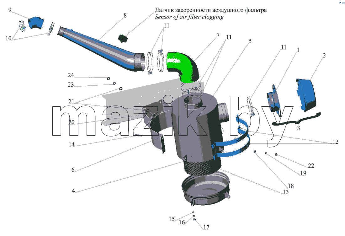 Система питания воздухом 437040-1109002