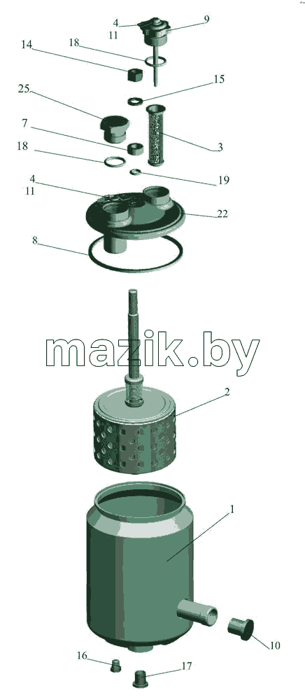 Бак масляный 5336-3410010-10
