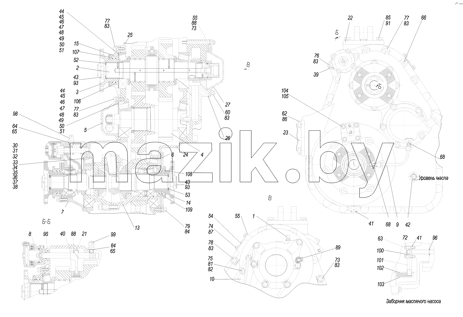 Коробка раздаточная 5309-1800020