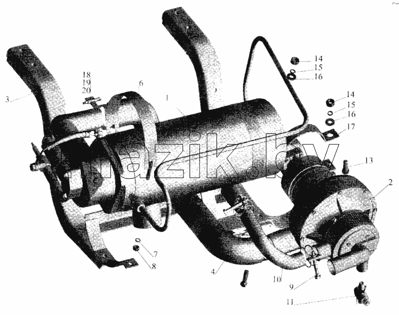 Подогреватель автомобиля МАЗ-533702