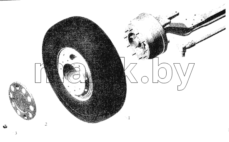 Установка передних колес 54321-3100005