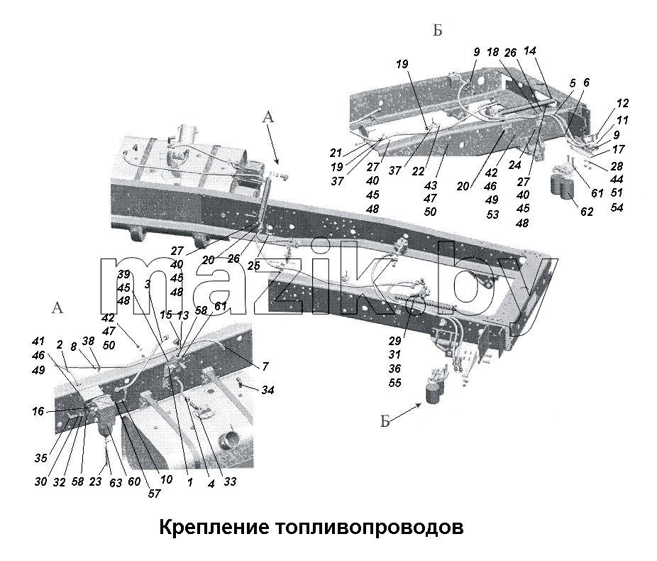 Крепление топливопроводов (2)