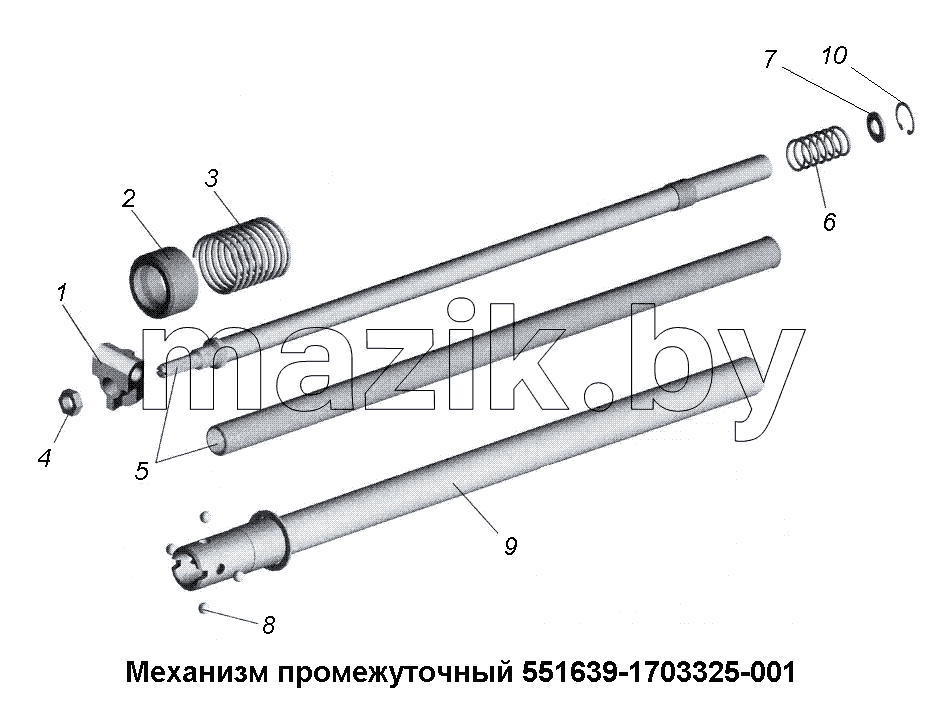Механизм промежуточный 551639-1703325-001