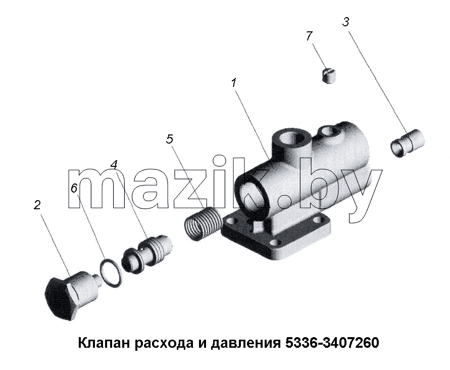Клапан расхода и давления 5336-3407260