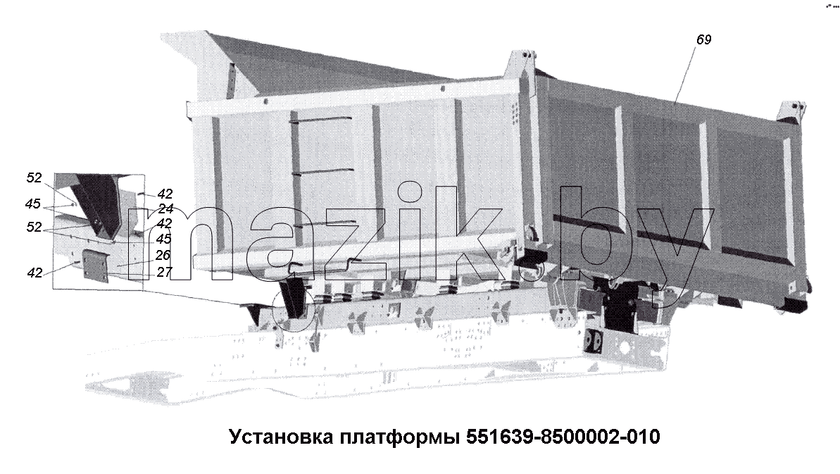 Установка платформы 551639-8500002-010
