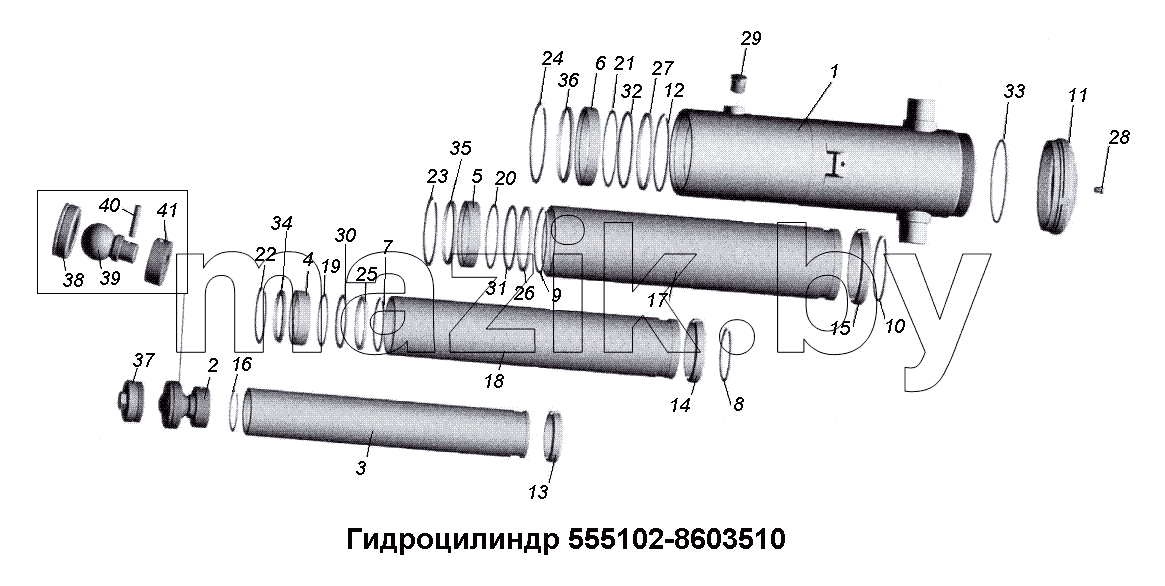 Гидроцилиндр 555102-8603510