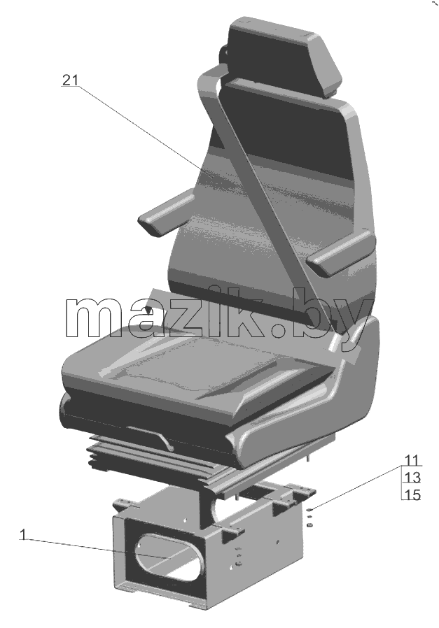  Сиденье переднее 6432C9-6810010-005