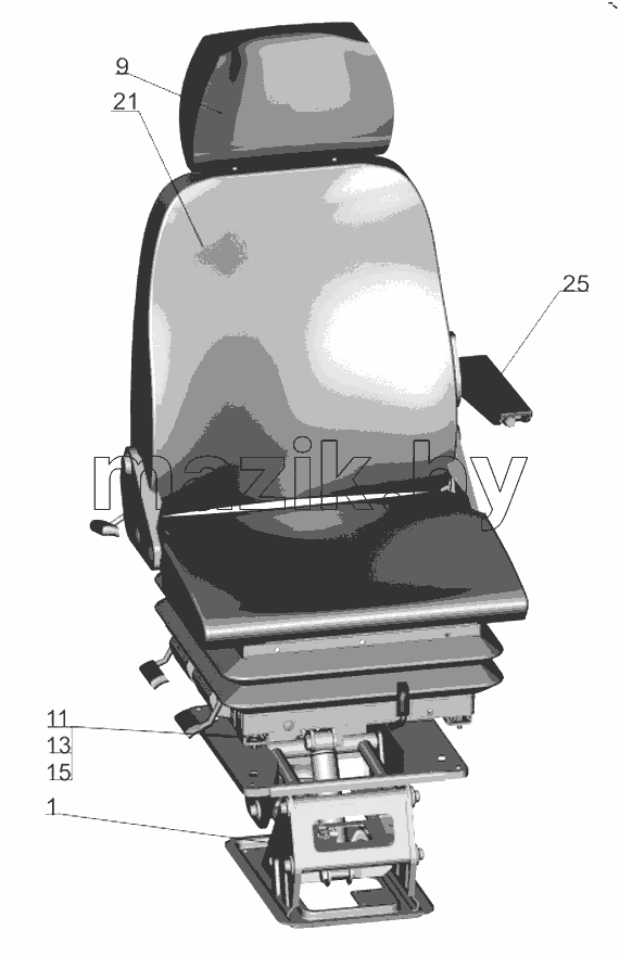  Сиденье переднее 6432C9-6810010-075