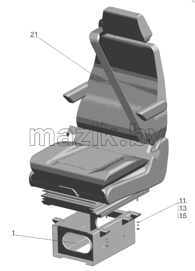  Сиденье переднее 6432C9-6810010-005