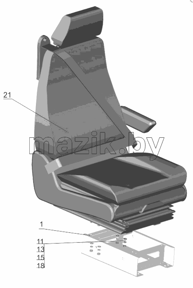  Сиденье переднее 6432C9-6810010-015
